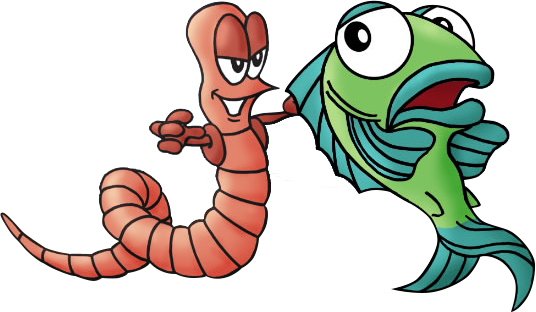 Worm with Fish