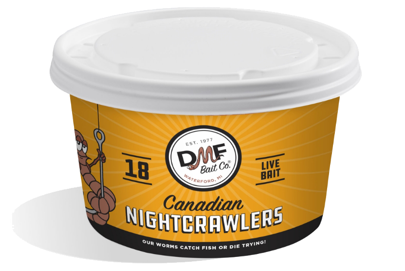 Canadian Nightcrawlers Worms (Live Bait) – NORTH RIVER OUTDOORS
