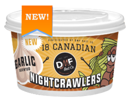Garlic Nightcrawlers - DMF Bait