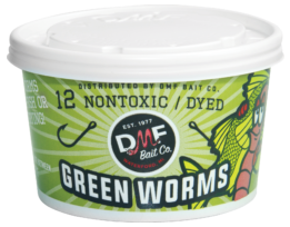 Green Worms - DMF Bait